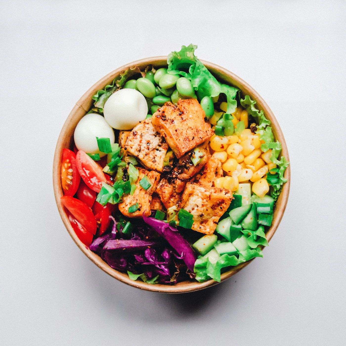 Colourful bowl of fresh fruit